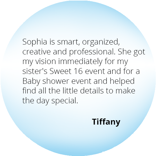Event from the Heart - Testimonials - Tiffany